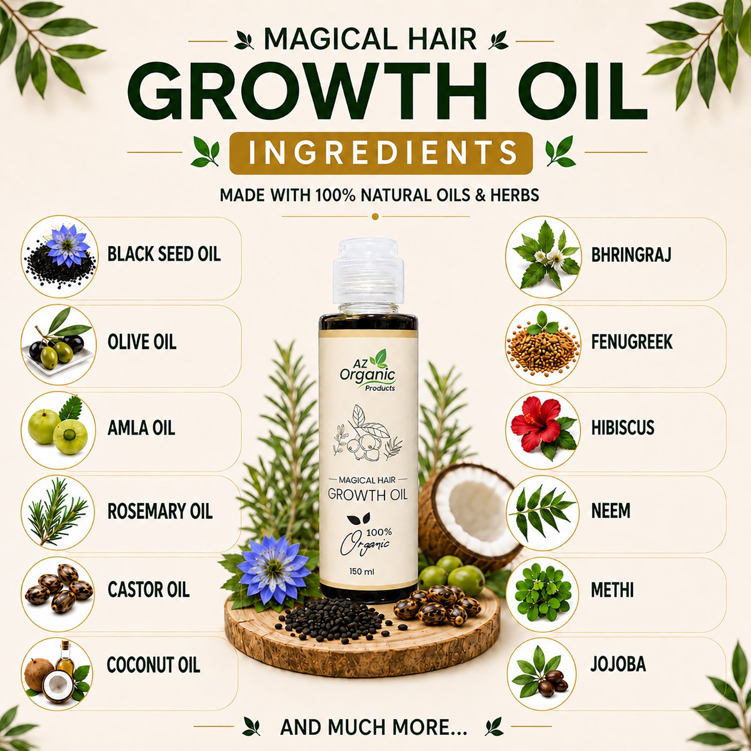 Organic Magical Hair Oil - Image 2