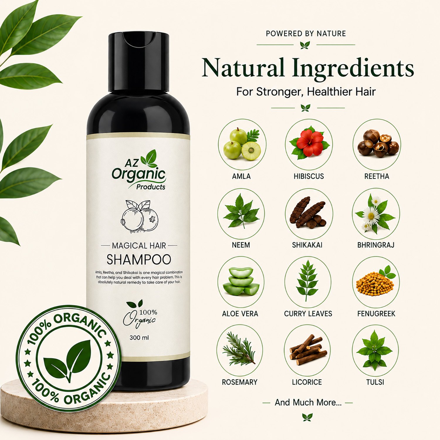 Organic Magical Hair Shampoo - Image 2