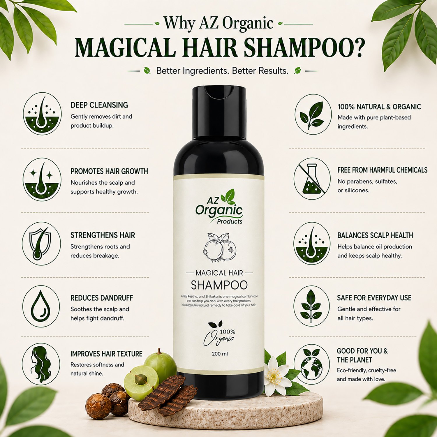 Organic Magical Hair Shampoo - Image 3