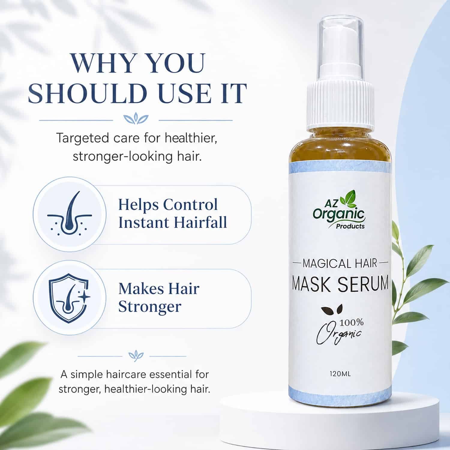 Organic Magical Hair Mask Serum - Image 3